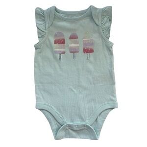 GAP Light Blue Baby Onesie